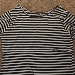 Nursing shirt, maternity, breastfeeding shirt